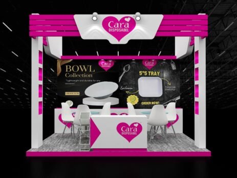 Stall designing for disposable company